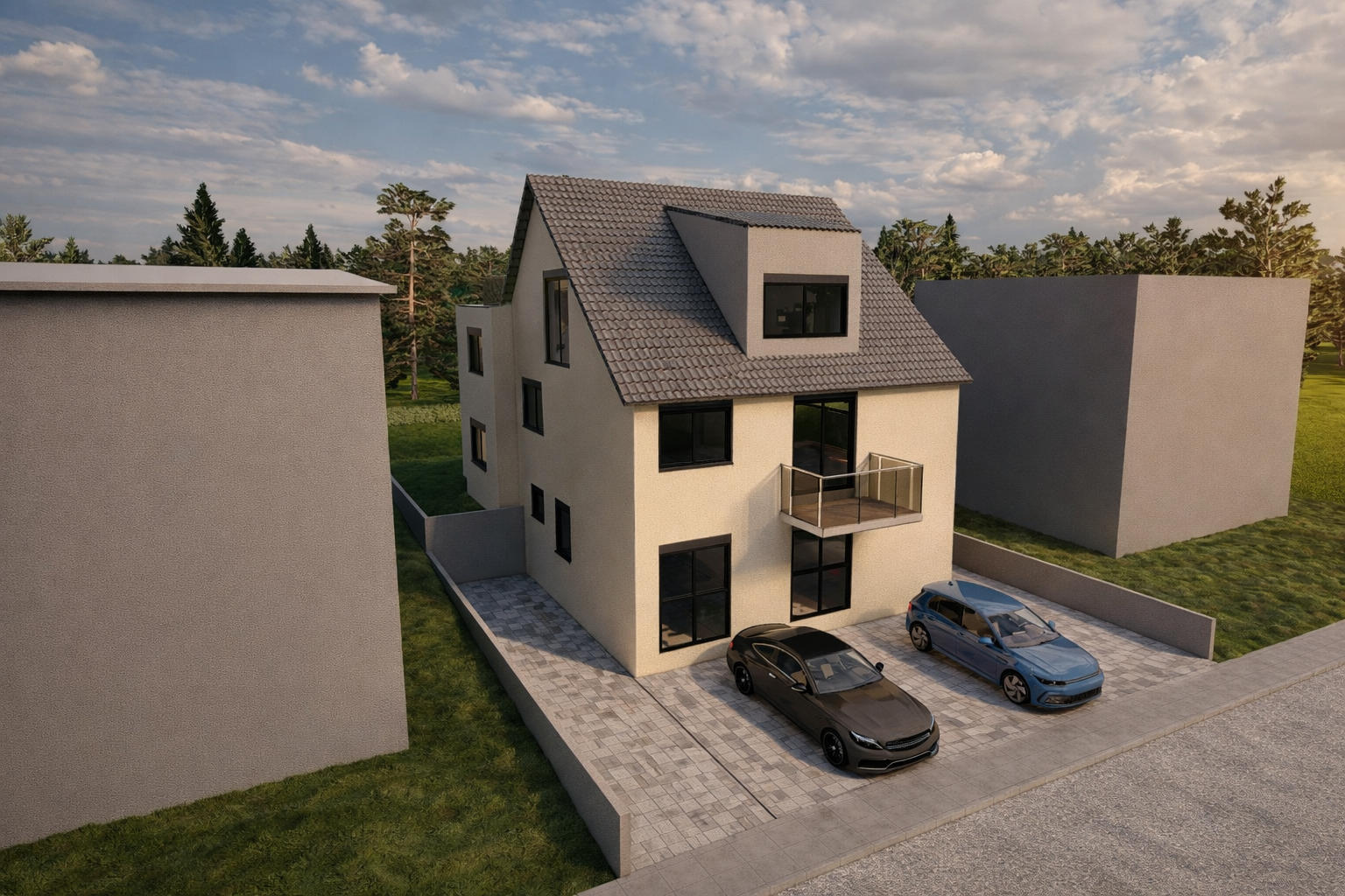 Mehrfamilienhaus Neubau Horrenberg – Bauprojekt von AL Bau Handels GmbH